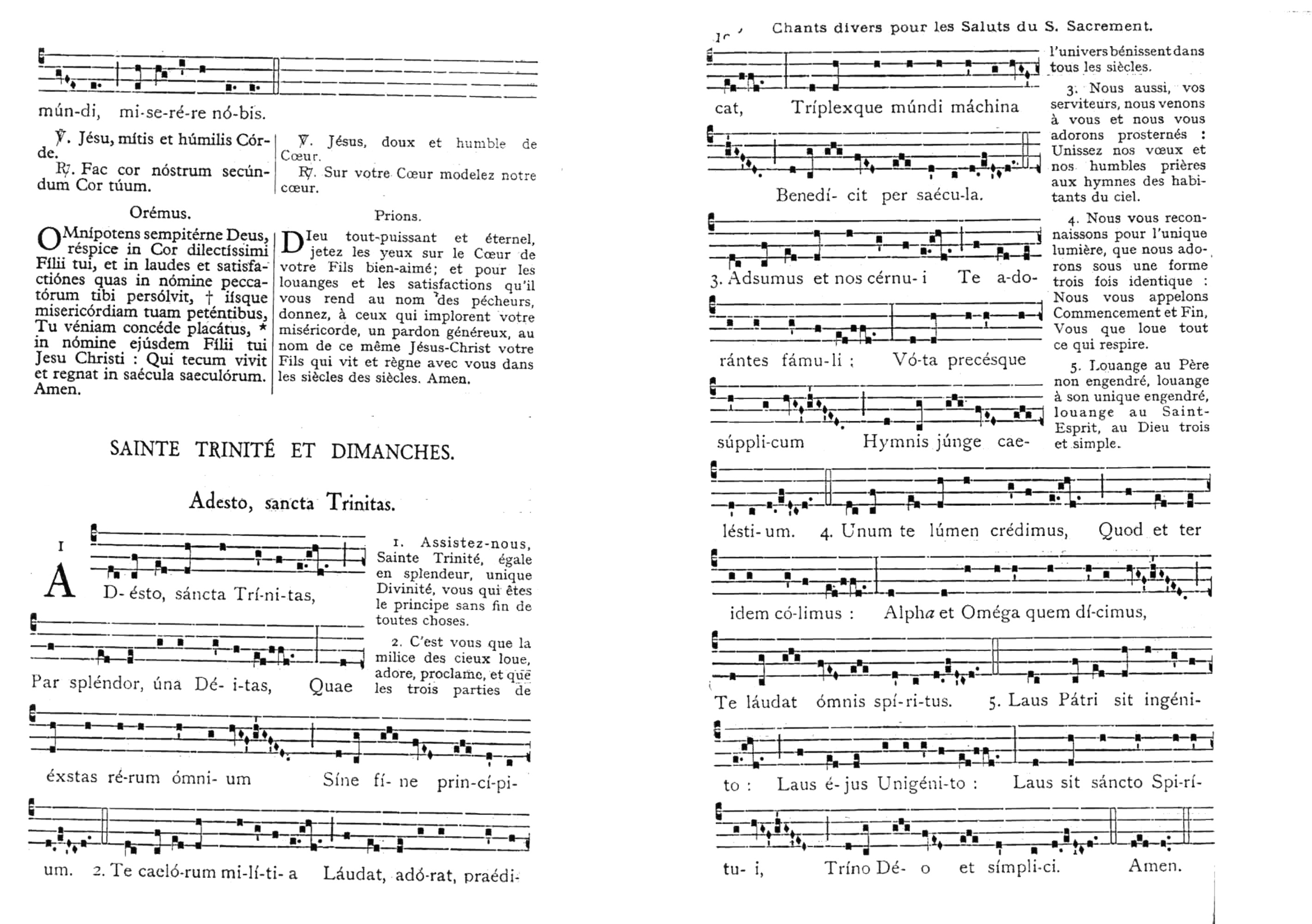 Adesto sancta Trinitas